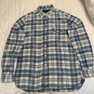 Ralph Lauren Indigo plaid button down